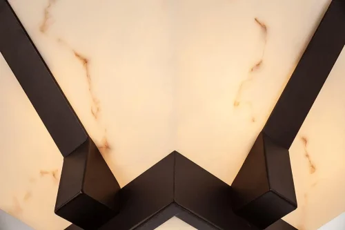 Светильник потолочный 5090/6PL Escada белый на 6 ламп, основание чёрное в стиле лофт фото 3 Светильник потолочный 5090/6PL Escada белый на 6 ламп, основание чёрное в стиле лофт фото 3