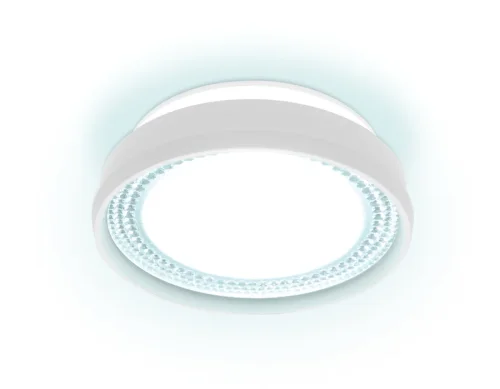 Светильник точечный TN342 Ambrella light белый 1 лампа, основание белое в стиле хай-тек современный 