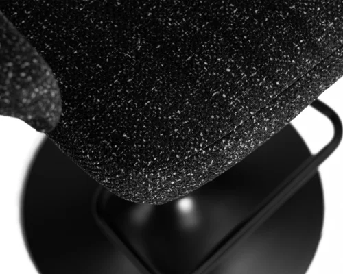 Стул барный 5019_BlackBase-LM CHARLY BLACK, цвет сиденья черный твид (LEO18), цвет основания черный Dobrin, чёрный/твид, ножки/металл/чёрный, размеры - 990*1200***610*540 фото 8