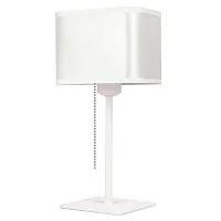 Настольная лампа Тильда CL469815 Citilux белая 1 лампа, основание белое металл в стиле минимализм современный 