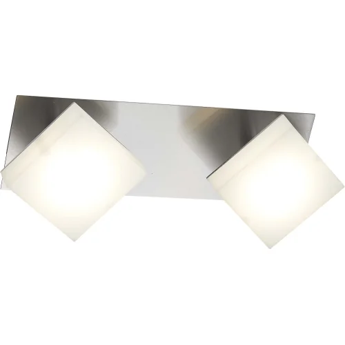 Спот с 2 лампами Gwendolen TL1240Y-02CH Toplight белый ЛЕД в стиле хай-тек современный Спот с 2 лампами Gwendolen TL1240Y-02CH Toplight белый ЛЕД в стиле хай-тек современный