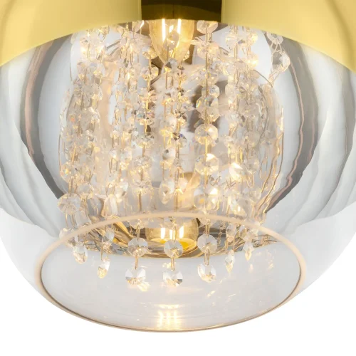Светильник подвесной Fermi P140-PL-170-1-G Maytoni прозрачный золотой 1 лампа, основание золотое в стиле современный шар фото 2
