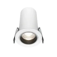 Светильник точечный LED Focus Led DL125-L12-4K-W Maytoni белый на 1 лампу, основание белое в стиле современный хай-тек круглый