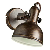 Бра лофт Martin A5213AP-1BR Arte Lamp коричневый 1 лампа, основание коричневое в стиле лофт 