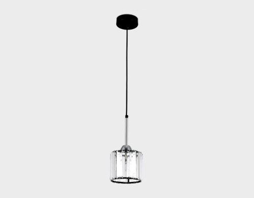 Светильник подвесной TR5894 Ambrella light прозрачный 1 лампа, основание чёрное в стиле современный  фото 2