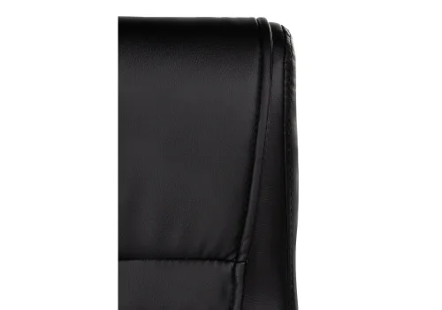 Компьютерное кресло Class black 15254 Woodville, чёрный/искусственная кожа, ножки/металл/хром, размеры - *1540***650*730 фото 8