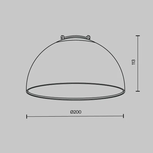 Подвесной светильник Bowl 3000K 20Вт 120° Pendant system Parity TR126B-20W3K-W Maytoni белый для шинопроводов серии Pendant system Parity белый фото 9