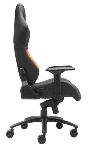 Геймерское кресло Jaguar Экокожа Оранжевый EP Jaguar PU Orange/Black Everprof, оранжевый/экокожа, ножки//, размеры - 1290*1370***720* фото 3