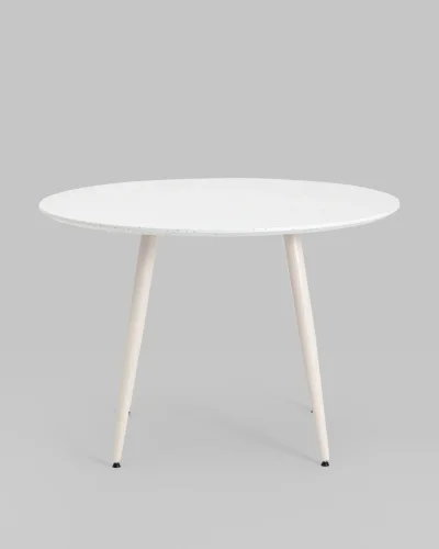 Стол обеденный Nymphaea, D110, терраццо УТ000039030 Stool Group столешница белая из мдф