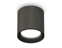 Светильник накладной Techno spot XS6303001 Ambrella light чёрный 1 лампа, основание чёрное в стиле современный круглый
