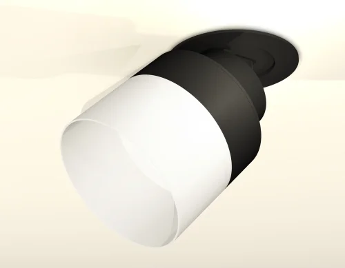 Светильник точечный XM8102521 Ambrella light белый 1 лампа, основание чёрное в стиле хай-тек  фото 2