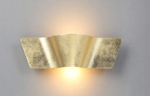 Бра LED CLT 014W GO Crystal Lux золотой на 1 лампа, основание золотое в стиле современный 