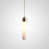 Светильник подвесной VIAN B Белый 151796-26 ImperiumLoft белый на 1 лампу, основание золотое в стиле современный лофт 