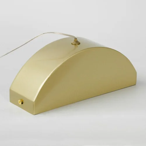 Светильник подвесной LED Wave LSP-7242 Lussole матовый золото 1 лампа, основание матовое золото в стиле минимализм хай-тек современный  фото 5