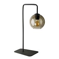Настольная лампа Monaco 9308-NW Nowodvorski прозрачная 1 лампа, основание чёрное металл в стиле лофт 