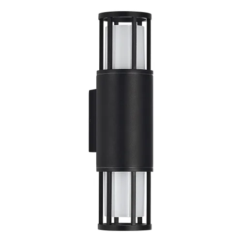 Настенный светильник уличный Mesa SL9017.401.02 ST-Luce уличный IP65 чёрный на 2 лампы, плафон белый в стиле современный GU10 фото 4