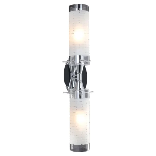 Бра LSP-9553 Lussole белый на 2 лампы, основание хром в стиле современный 