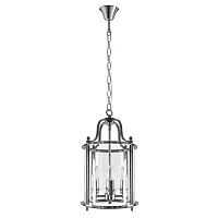 Светильник подвесной Lighthouse 10456/4 CR LOFT IT прозрачный на 4 лампы, основание хром в стиле классический арт-деко 
