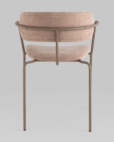 Стул Дженни букле бежевый каркас бежево-серый матовый УТ000039183 Stool Group, /, ножки//, размеры - *740***550*530 фото 3