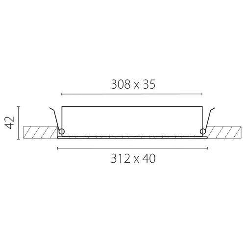 Светильник точечный Guarda 082346 Lightstar белый на 1 лампу, основание белое в стиле хай-тек современный прямоугольный фото 2