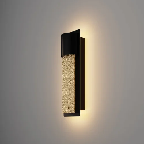 Бра LED Golthic MOD474WL-L20B3K Maytoni латунь чёрный на 1 лампу, основание латунь чёрное в стиле современный панно фото 5