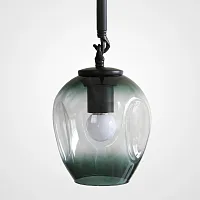 Светильник подвесной ADEL-ONE L1 Green Black 212798-26 ImperiumLoft зелёный 1 лампа, основание чёрное в стиле современный 