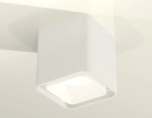 Светильник накладной Techno Spot XS XS7840021 Ambrella light белый 1 лампа, основание белое в стиле хай-тек современный квадратный фото 3