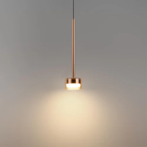 Светильник подвесной Laslo 7152/10L Odeon Light янтарный на 1 лампу, основание медь в стиле классический современный фото 5