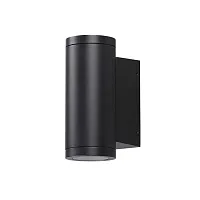 Настенный светильник уличный LED Long 7071/8WL Odeon Light уличный IP65 чёрный на 1 лампу, плафон чёрный в стиле минимализм LED