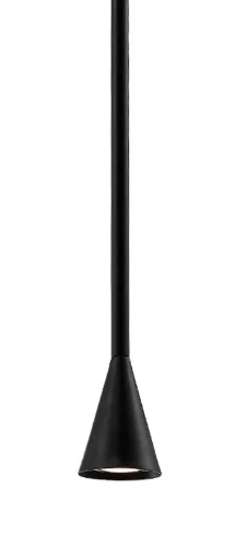 Светильник подвесной ENERO SP1 BLACK Crystal Lux чёрный на 1 лампу, основание чёрное в стиле хай-тек фото 3