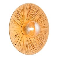 Бра Sunflower LSP-5009 Lussole коричневый на 1 лампу, основание бронзовое в стиле кантри лофт 