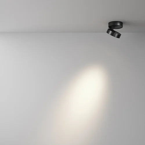 Светильник накладной LED Magic C022CL-7W4K-B-1 Maytoni чёрный на 1 лампу, основание чёрное в стиле современный фото 5