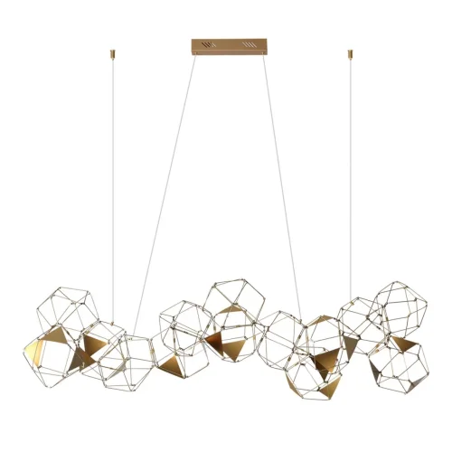 Светильник подвесной LED Trellis 5086/64L Odeon Light античный бронза на 1 лампу, основание античное бронза в стиле хай-тек 