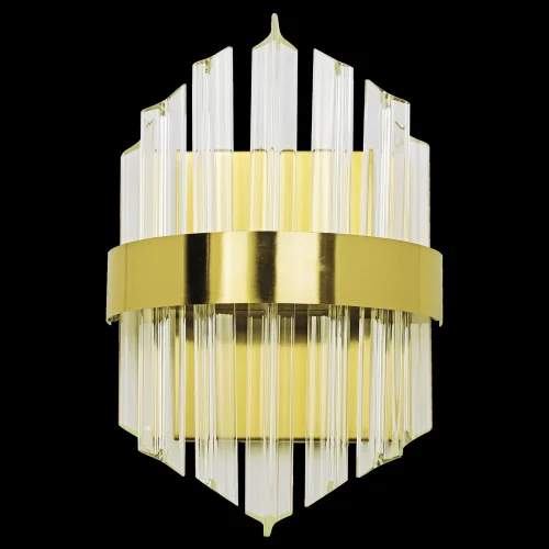 Бра Нимб LED LAMPS 81103/1W Natali Kovaltseva прозрачный на 1 лампу, основание золотое в стиле современный фото 3