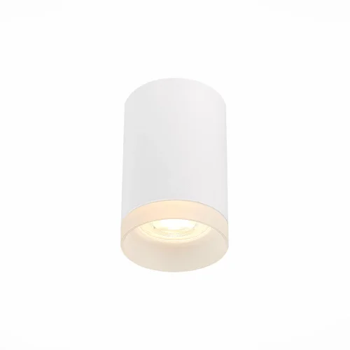 Светильник накладной St100 ST100.502.01 ST-Luce белый 1 лампа, основание белое в стиле хай-тек современный круглый