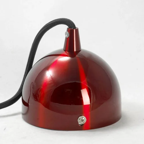Светильник подвесной Saratoga GRLSP-9656 Lussole красный 1 лампа, основание красное в стиле модерн  фото 5