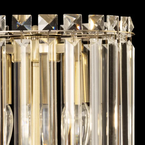 Настольная лампа интерьерная Джейн CL306833 Citilux прозрачная 3 лампы, основание бронзовое металл в стиле классический  фото 6
