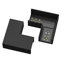 Коннектор питания угловой Magnetic track system Elasity TRA160CL-11B Maytoni чёрный в стиле для светильников серии Magnetic track system Elasity elasity гибкая