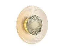 Люстра подвесная LED 4541/A gold Newport прозрачная на 1 лампа, основание золотое в стиле модерн 