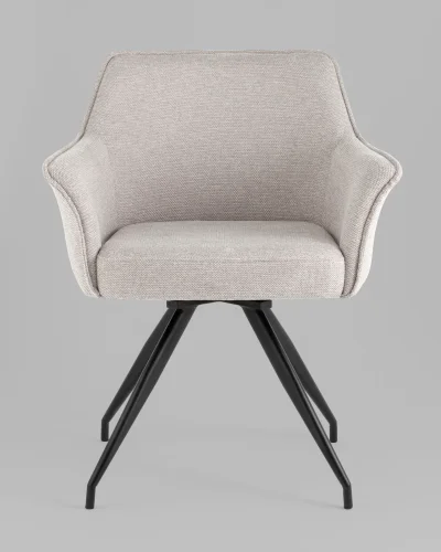 Стул обеденный Feston вращающийся, серый УТ000039044 Stool Group, серый/шенилл, ножки/металл/, размеры - ***** фото 6