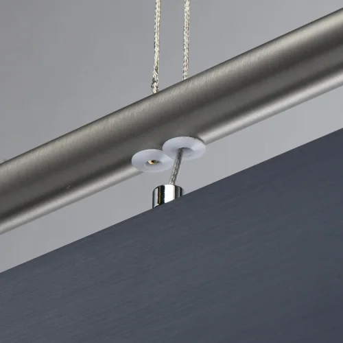 Светильник подвесной LED Ральф 675013503 DeMarkt серый 1 лампа, основание серое в стиле хай-тек линейный фото 10