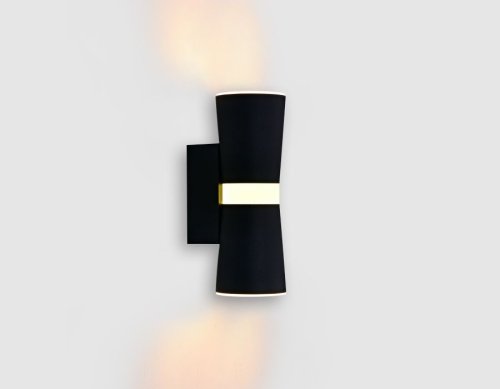 Бра LED FW196 Ambrella light чёрный на 1 лампа, основание чёрное в стиле хай-тек  фото 4