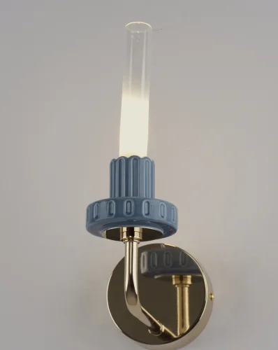 Бра LED Atelieri V11694-WL Moderli прозрачный на 1 лампу, основание золотое в стиле современный американский кантри фото 3