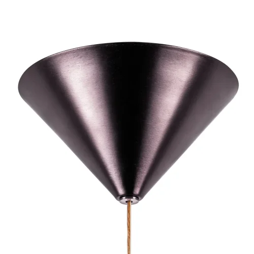 Светильник подвесной LED Sferetta 801030 Lightstar прозрачный 3 лампы, основание коричневое бордовое в стиле минимализм  фото 6