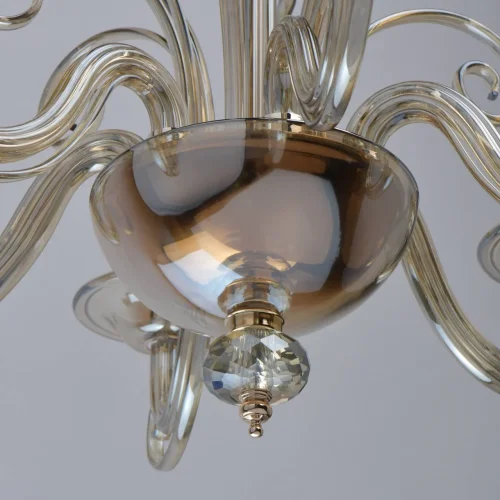 Люстра подвесная Элла 483012906 MW-Light без плафона на 6 ламп, основание золотое в стиле классический  фото 11