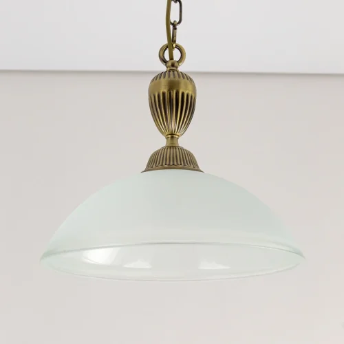 Светильник подвесной Латур CL413211 Citilux белый 1 лампа, основание бронзовое в стиле классический  фото 6