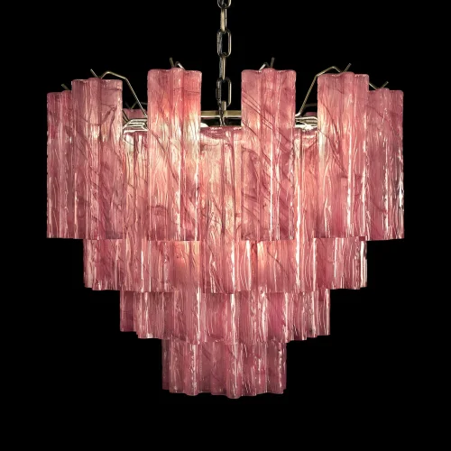 Люстра подвесная Мурано / Murano 10580/600 Pink LOFT IT розовая на 10 ламп, основание бронзовое в стиле арт-деко современный фото 4