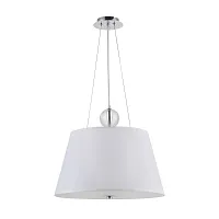 Светильник подвесной Bergamo MOD613PL-03W Maytoni белый 3 лампы, основание хром в стиле современный 