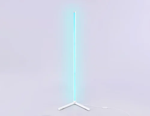 Торшер  LED с пультом FL8020 Ambrella light с пультом белый 1 лампа, основание белое в стиле хай-тек современный
 фото 8