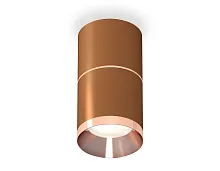 Светильник накладной Techno spot XS7404081 Ambrella light коричневый 1 лампа, основание коричневое в стиле хай-тек современный круглый